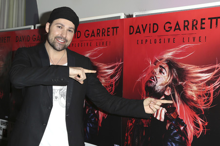 Pressekonferenz mit David Garrett in Hamburg