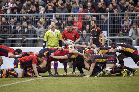 Rugby-Länderspiel Deutschland gegen Spanien in Köln