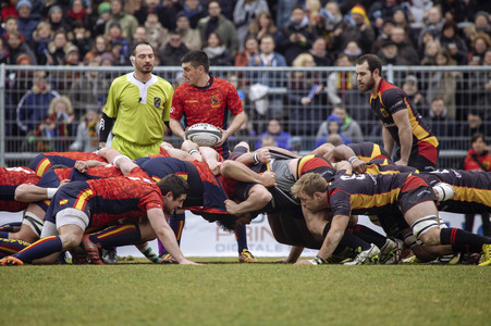 Rugby-Länderspiel Deutschland gegen Spanien in Köln