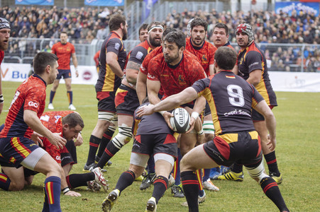 Rugby-Länderspiel Deutschland gegen Spanien in Köln