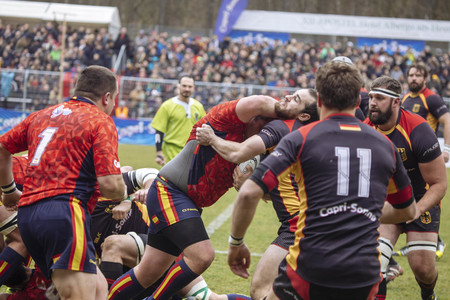 Rugby-Länderspiel Deutschland gegen Spanien in Köln