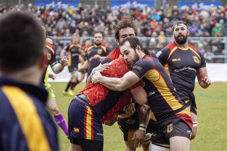 Rugby-Länderspiel Deutschland gegen Spanien in Köln