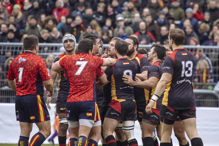 Rugby-Länderspiel Deutschland gegen Spanien in Köln