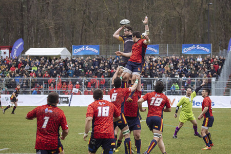 Rugby-Länderspiel Deutschland gegen Spanien in Köln
