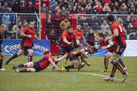 Rugby-Länderspiel Deutschland gegen Spanien in Köln
