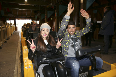 Jubiläumsfahrt auf Holzachterbahn Colossos im Heide Park Resort Soltau