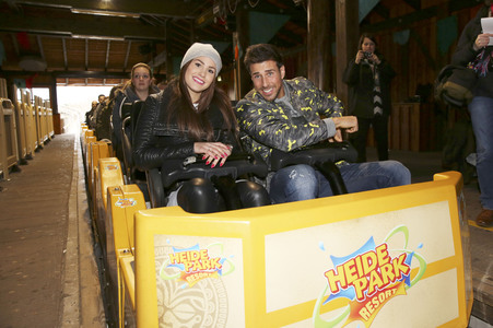 Jubiläumsfahrt auf Holzachterbahn Colossos im Heide Park Resort Soltau