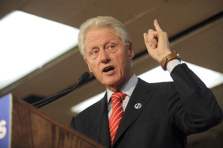 Wahlkampfrede von Bill Clinton in New York