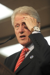 Wahlkampfrede von Bill Clinton in New York