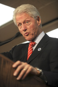 Wahlkampfrede von Bill Clinton in New York