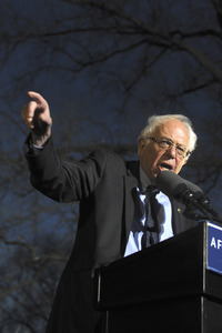 Wahlkampfrede von Bernie Sanders in New York