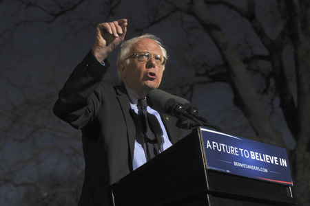 Wahlkampfrede von Bernie Sanders in New York