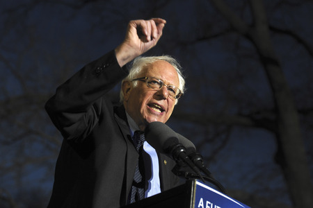 Wahlkampfrede von Bernie Sanders in New York