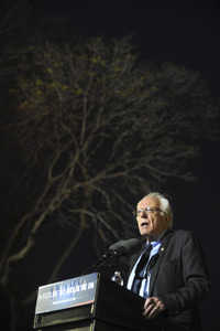 Wahlkampfrede von Bernie Sanders in New York