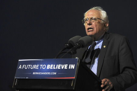 Wahlkampfrede von Bernie Sanders in New York