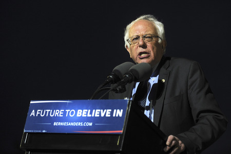 Wahlkampfrede von Bernie Sanders in New York
