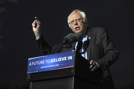 Wahlkampfrede von Bernie Sanders in New York