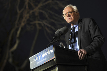 Wahlkampfrede von Bernie Sanders in New York