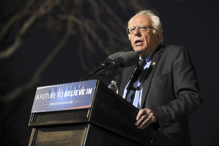 Wahlkampfrede von Bernie Sanders in New York