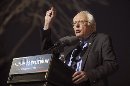 Wahlkampfrede von Bernie Sanders in New York