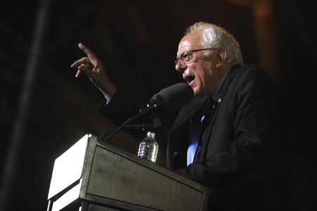 Wahlkampfrede von Bernie Sanders in New York