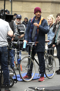 Dreharbeiten zu 'Collateral Beauty' in New York