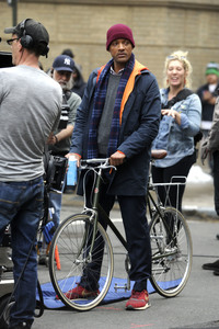 Dreharbeiten zu 'Collateral Beauty' in New York