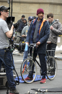 Dreharbeiten zu 'Collateral Beauty' in New York