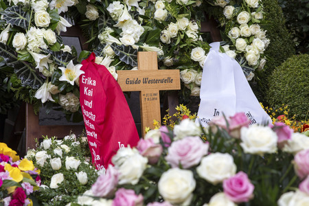 Das Grab von Guido Westerwelle in Köln