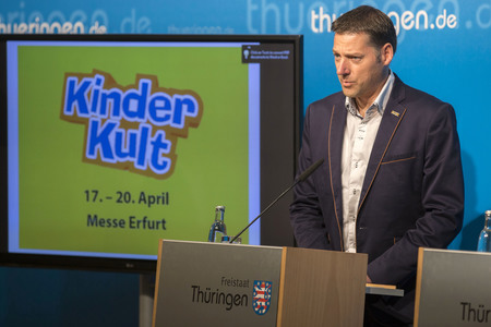Pressekonferenz zur Messe 'Kinder-Kult 2016' in Erfurt
