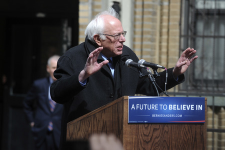 Wahlkampfrede von Bernie Sanders in New York