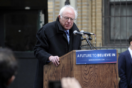 Wahlkampfrede von Bernie Sanders in New York