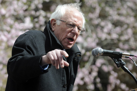Wahlkampfrede von Bernie Sanders in New York