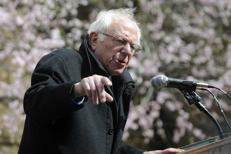 Wahlkampfrede von Bernie Sanders in New York