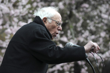 Wahlkampfrede von Bernie Sanders in New York