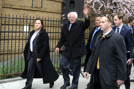 Wahlkampfrede von Bernie Sanders in New York