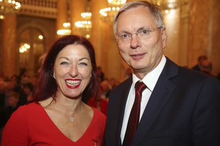 Auszeichung der Zeitzeugin und Widerstandskämpferin Katharina Sasso in Wien