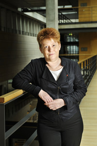 Photoshooting mit Petra Pau in Berlin