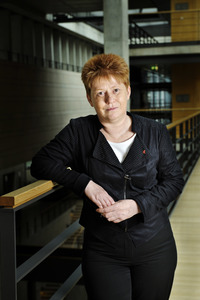 Photoshooting mit Petra Pau in Berlin