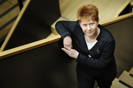 Photoshooting mit Petra Pau in Berlin
