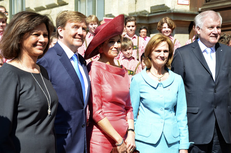 König Willem-Alexander und Königin Maxima der Niederlande in München
