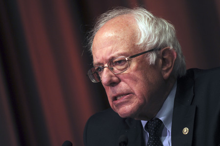 Bernie Sanders spricht auf der National Convention in New York