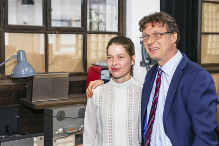 Settermin zur TV-Serie 'Frau Temme sucht das Glück' in Köln