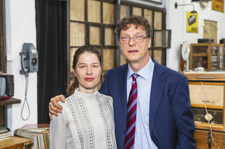 Settermin zur TV-Serie 'Frau Temme sucht das Glück' in Köln