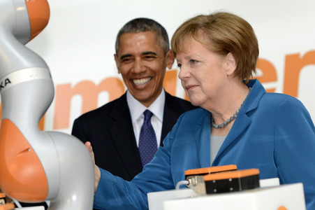 Präsident Obama auf der Hannover Messe 2016