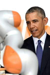 Präsident Obama auf der Hannover Messe 2016