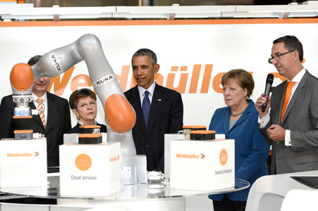 Präsident Obama auf der Hannover Messe 2016