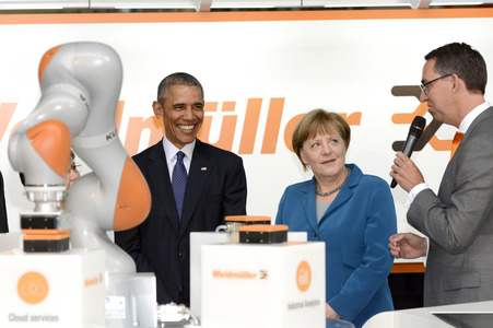 Präsident Obama auf der Hannover Messe 2016