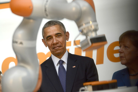 Präsident Obama auf der Hannover Messe 2016