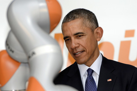 Präsident Obama auf der Hannover Messe 2016
